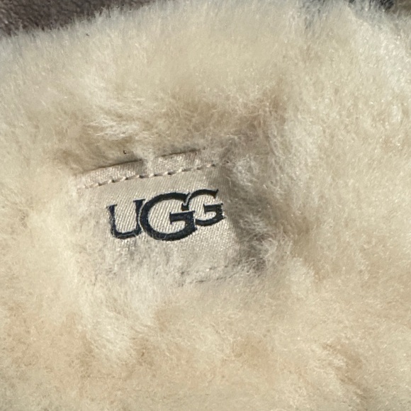 UGG Black New— Men Slippers with Cream Fur main image 4